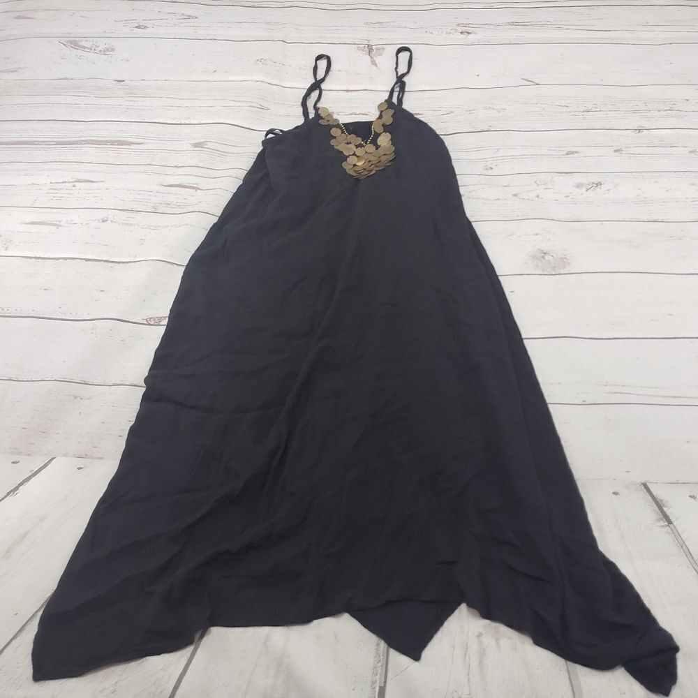 Zinga Dress Size Small Black Sundress Slip Dress